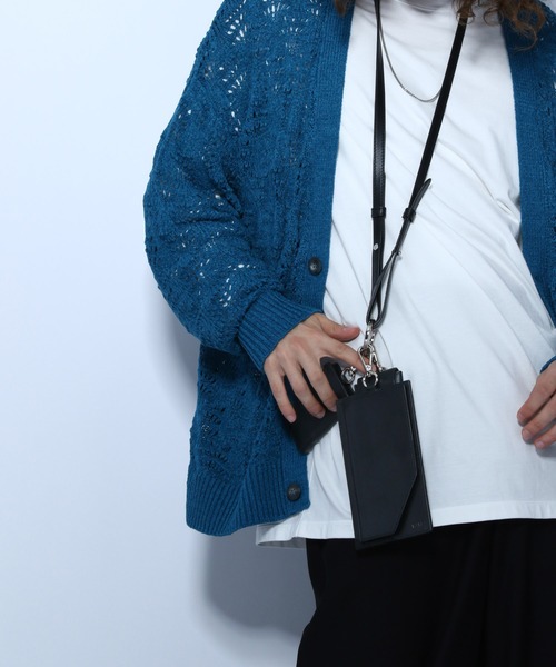 HARE（ハレ）の「マルチレザーポーチ2(HARE)（ショルダーバッグ・メンズ・ブラック・FREE）」の22枚目の写真