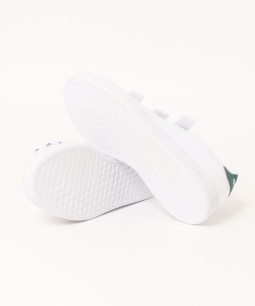 adidas（アディダス）の「adidas アディダス ADVANCOURT BASE VELCRO U レディーススニーカー(アドバンコートベースベルクロU)（スニーカー・レディース・ホワイト×ネイビー/ホワイト系その他・24.5cm/23.5cm/23.0cm/24.0cm/22.5cm）」の4枚目の写真