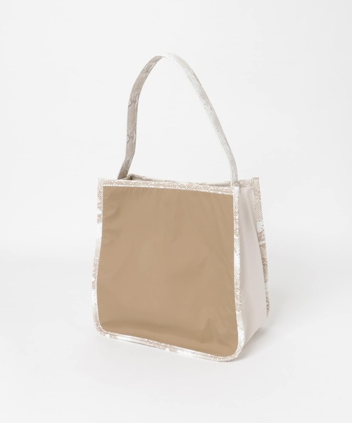 RODE SKO（ロデスコ）の「MARTTA ナイロンコンビ2WAYトート（トートバッグ・レディース・アイボリー/ベージュ・ONE）」の14枚目の写真