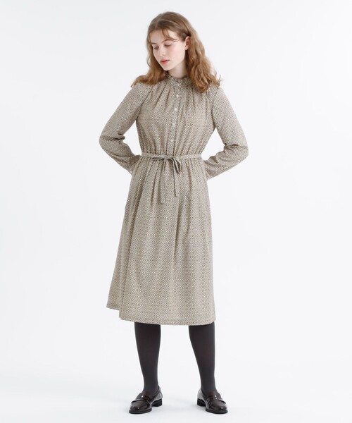 MACKINTOSH PHILOSOPHY ジオメトリックプリントワンピース MACKINTOSH PHILOSOPHY（ﾏｯｷﾝﾄｯｼｭ ﾌｨﾛｿﾌｨｰ）の「ジオメトリック
