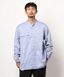 BROOKLYN OVERALL | スタンドカラーギャザーシャツ(シャツ/ブラウス)