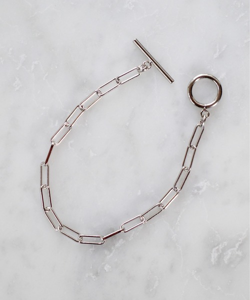 SIGNAL(シグナル)の「【SIGNAL/シグナル】 Square Chain Bracelet / スクエアチェーンブレスレット(ブレスレット・レディース・シルバー×ゴールド/シルバー/ゴールド・16.5cm)」の5枚目の写真