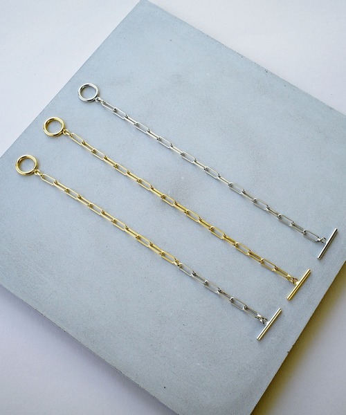 SIGNAL(シグナル)の「【SIGNAL/シグナル】 Square Chain Bracelet / スクエアチェーンブレスレット(ブレスレット・レディース・シルバー×ゴールド/シルバー/ゴールド・16.5cm)」の13枚目の写真