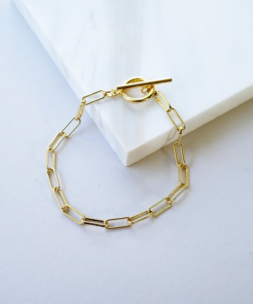 SIGNAL(シグナル)の「【SIGNAL/シグナル】 Square Chain Bracelet / スクエアチェーンブレスレット(ブレスレット・レディース・シルバー×ゴールド/シルバー/ゴールド・16.5cm)」の16枚目の写真