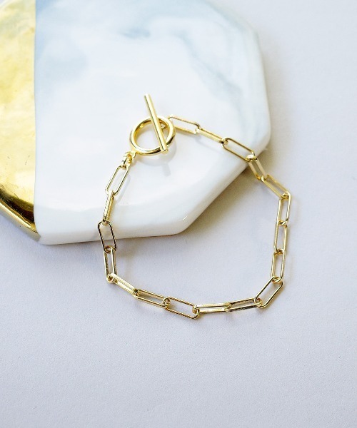 SIGNAL(シグナル)の「【SIGNAL/シグナル】 Square Chain Bracelet / スクエアチェーンブレスレット(ブレスレット・レディース・シルバー×ゴールド/シルバー/ゴールド・16.5cm)」の17枚目の写真