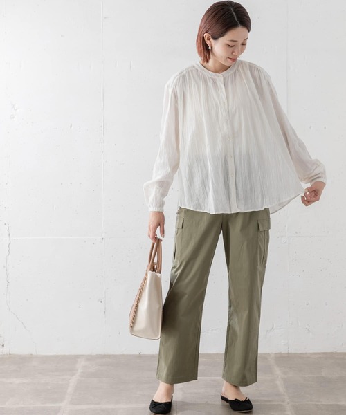 URBAN RESEARCH Sonny Label（アーバンリサーチサニーレーベル）の「ナチュラルストレッチカーゴパンツ（その他パンツ・レディース・ベージュ/カーキ・36/38）」の18枚目の写真