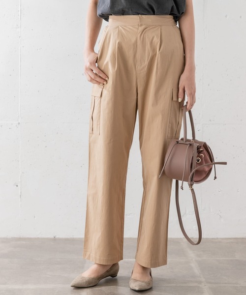 URBAN RESEARCH Sonny Label（アーバンリサーチサニーレーベル）の「ナチュラルストレッチカーゴパンツ（その他パンツ・レディース・ベージュ/カーキ・36/38）」の14枚目の写真