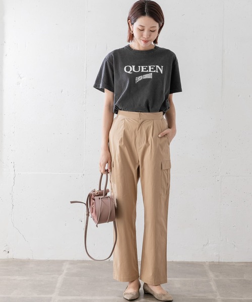 URBAN RESEARCH Sonny Label（アーバンリサーチサニーレーベル）の「ナチュラルストレッチカーゴパンツ（その他パンツ・レディース・ベージュ/カーキ・36/38）」の16枚目の写真