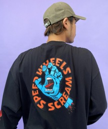 【ZOZOTOWN限定アイテム】 SANTACRUZ/サンタクルーズ バックプリントロンT 502213406