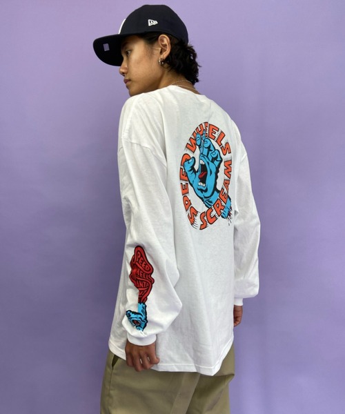 SANTA CRUZ（サンタクルーズ）の「【ZOZOTOWN限定アイテム】 SANTACRUZ/サンタクルーズ バックプリントロンT 502213406（Tシャツ/カットソー・メンズ・ホワイト/ブラック/グリーン・M/L/XL/XXL）」の8枚目の写真