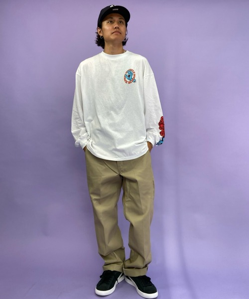 SANTA CRUZ（サンタクルーズ）の「【ZOZOTOWN限定アイテム】 SANTACRUZ/サンタクルーズ バックプリントロンT 502213406（Tシャツ/カットソー・メンズ・ホワイト/ブラック/グリーン・M/L/XL/XXL）」の6枚目の写真