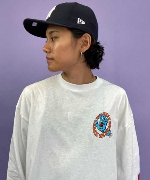 SANTA CRUZ（サンタクルーズ）の「【ZOZOTOWN限定アイテム】 SANTACRUZ/サンタクルーズ バックプリントロンT 502213406（Tシャツ/カットソー・メンズ・ホワイト/ブラック/グリーン・M/L/XL/XXL）」の5枚目の写真