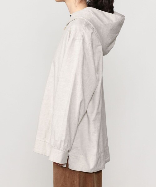 ORCIVAL（オーシバル）の「ORCIVAL | フーデッドプルオーバーシャツ WOMEN（シャツ/ブラウス・レディース・ネイビー/オートミール・1）」の11枚目の写真