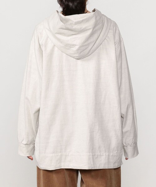 ORCIVAL（オーシバル）の「ORCIVAL | フーデッドプルオーバーシャツ WOMEN（シャツ/ブラウス・レディース・ネイビー/オートミール・1）」の12枚目の写真