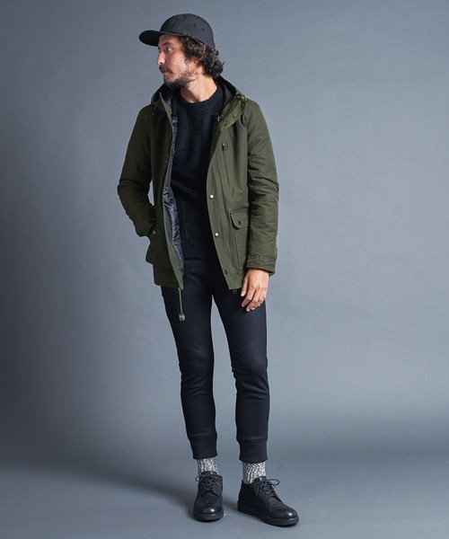 Magine（マージン）の「CTN/NY GROSSGRAIN 3WAY  MOUNTAIN PARKA コットンナイロン グログラン 3WAY マウンテンパーカ（マウンテンパーカー・メンズ・オリーブ/ネイビー/キャメル/ブラック・46/44/48）」の15枚目の写真