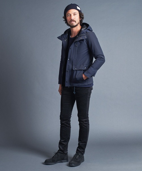 Magine（マージン）の「CTN/NY GROSSGRAIN 3WAY  MOUNTAIN PARKA コットンナイロン グログラン 3WAY マウンテンパーカ（マウンテンパーカー・メンズ・オリーブ/ネイビー/キャメル/ブラック・46/44/48）」の17枚目の写真