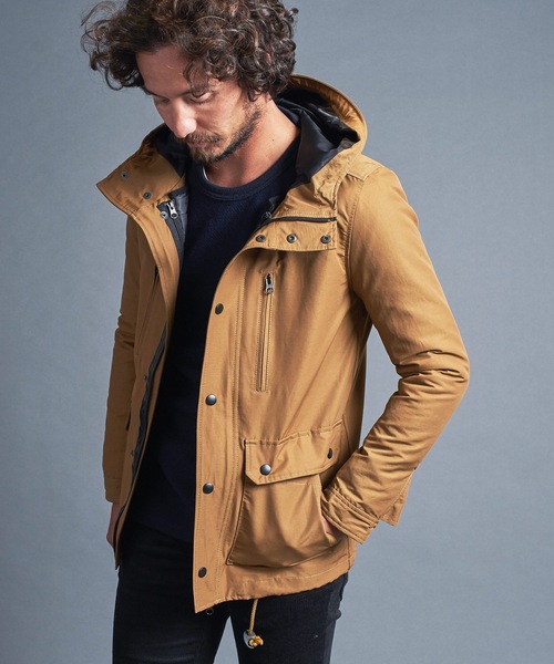 Magine（マージン）の「CTN/NY GROSSGRAIN 3WAY  MOUNTAIN PARKA コットンナイロン グログラン 3WAY マウンテンパーカ（マウンテンパーカー・メンズ・オリーブ/ネイビー/キャメル/ブラック・46/44/48）」の11枚目の写真