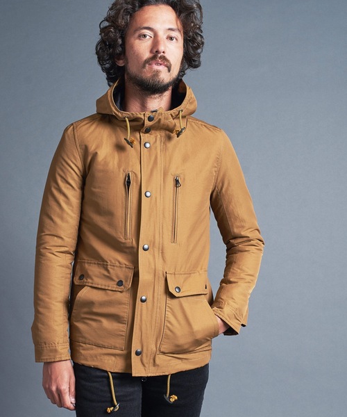 Magine（マージン）の「CTN/NY GROSSGRAIN 3WAY  MOUNTAIN PARKA コットンナイロン グログラン 3WAY マウンテンパーカ（マウンテンパーカー・メンズ・オリーブ/ネイビー/キャメル/ブラック・46/44/48）」の12枚目の写真