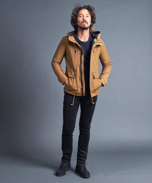 Magine（マージン）の「CTN/NY GROSSGRAIN 3WAY  MOUNTAIN PARKA コットンナイロン グログラン 3WAY マウンテンパーカ（マウンテンパーカー・メンズ・オリーブ/ネイビー/キャメル/ブラック・46/44/48）」の19枚目の写真