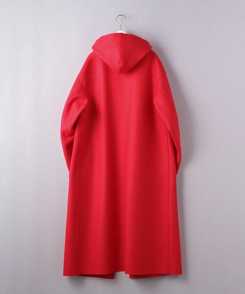 HYKE（ハイク）の「＜HYKE（ハイク）＞HOODED WORK コート ■■■★（その他アウター・レディース・レッド・1）」の2枚目の写真