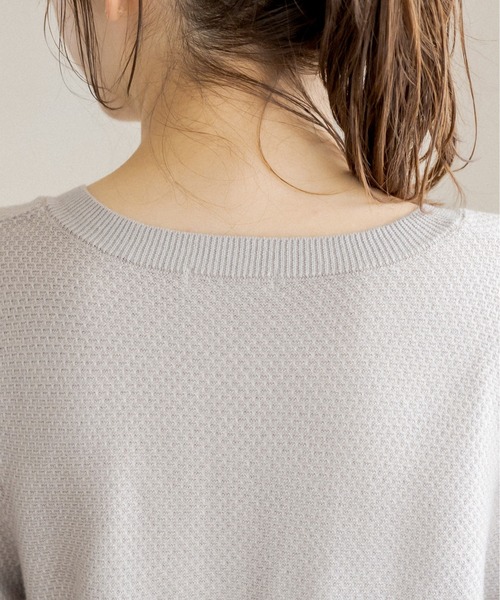 OLIVE des OLIVE（オリーブデオリーブ）の「パールボタンクルーネックカーディガン（カーディガン/ボレロ・レディース・グレー/ライトブラウン/ミント・FREE）」の20枚目の写真