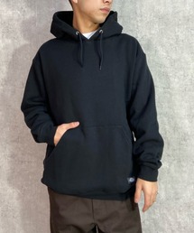 【ムラサキスポーツ別注】Dickies/ディッキーズ ワンポイントロゴ ヘビーウエイトパーカー/裏起毛 ルーズシルエット プルオーバーフーディ 14893400