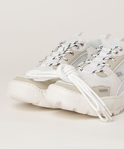 23.65（イーシプサムチョンユクオ）の「【23.65/イーシプサムチョンユクオ】V2 SNEAKER ダッドスニーカー（スニーカー・メンズ・ホワイト/ブラック/その他/ホワイト系その他・23cm/24cm/25.0cm/26.0cm/27.0cm/28.0cm）」の22枚目の写真