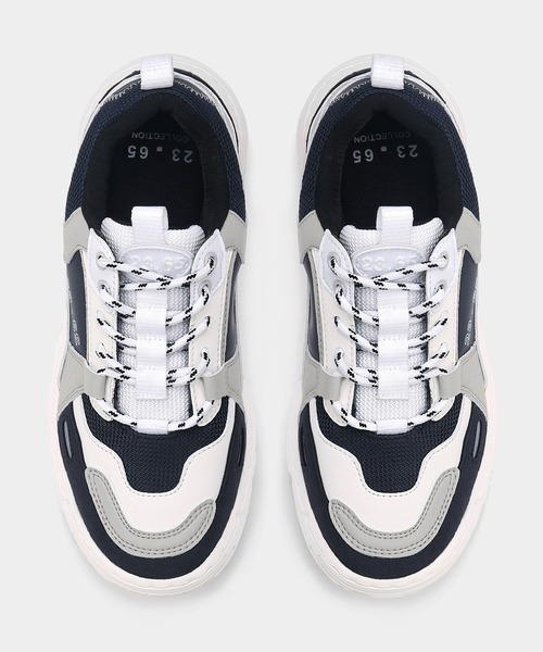 23.65（イーシプサムチョンユクオ）の「【23.65/イーシプサムチョンユクオ】V2 SNEAKER ダッドスニーカー（スニーカー・メンズ・ホワイト/ブラック/その他/ホワイト系その他・23cm/24cm/25.0cm/26.0cm/27.0cm/28.0cm）」の9枚目の写真