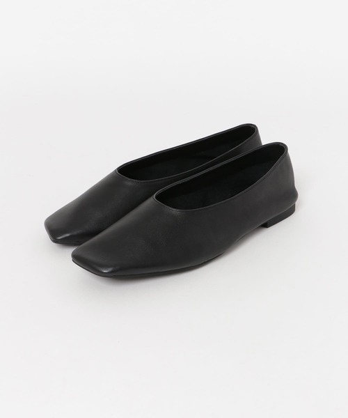 URBAN RESEARCH(アーバンリサーチ)の「レザーフラットシューズ(パンプス・レディース・ブラウン系その他/ブラック・36/38/37)」の5枚目の写真