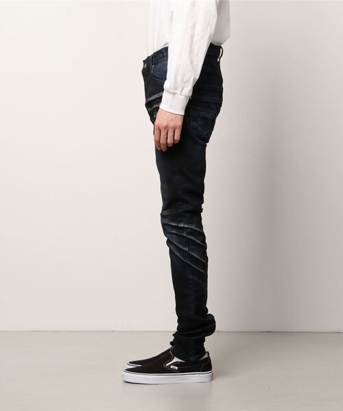 TORNADO MART（トルネードマート）の「TORNADO MART∴バイオフォレストシェービングスキニーデニム（その他パンツ・メンズ・ダークパープル・LARGE/SMALL/MEDIUM）」の2枚目の写真