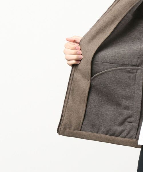 STYLEBLOCK（スタイルブロック）の「フェイクウールZIPスウィングトップブルゾンジャケット（ブルゾン・メンズ・ブラウン/ベージュ/チャコール・L/M）」の6枚目の写真