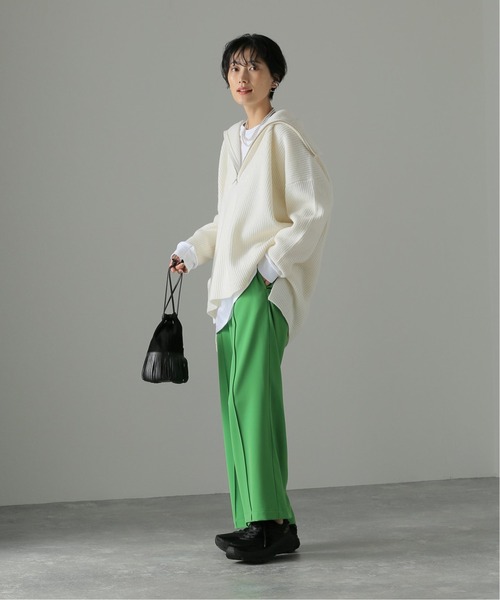 JOURNAL STANDARD(ジャーナルスタンダード)の「ウォッシャブルウール ハーフジップニット(ニット/セーター・レディース・チャコールグレー/ブラック/ホワイト系その他・FREE)」の13枚目の写真