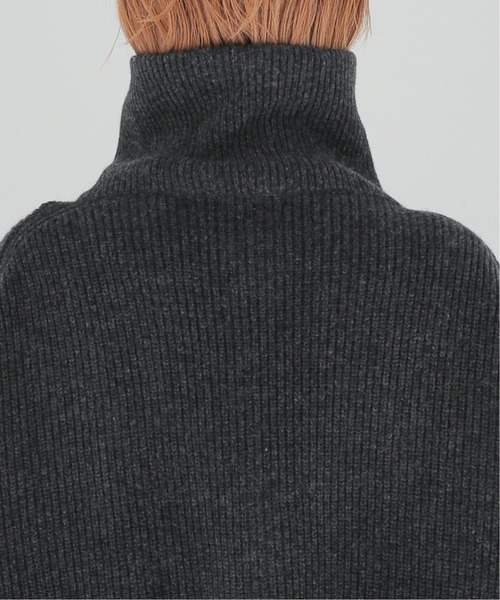 JOURNAL STANDARD(ジャーナルスタンダード)の「ウォッシャブルウール ハーフジップニット(ニット/セーター・レディース・チャコールグレー/ブラック/ホワイト系その他・FREE)」の8枚目の写真