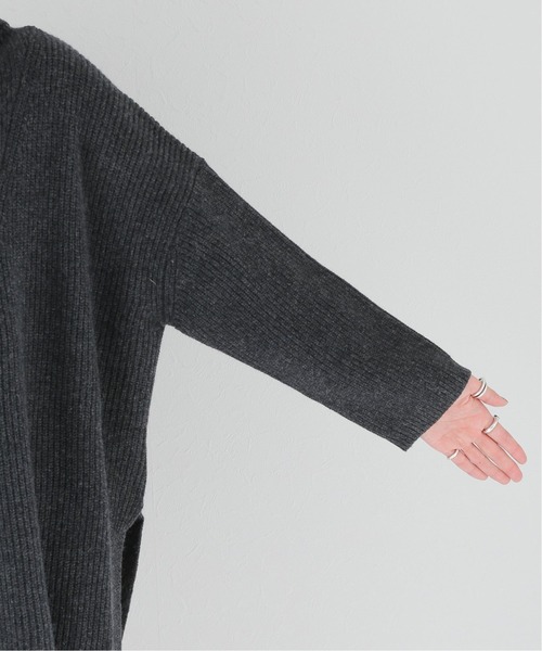 JOURNAL STANDARD(ジャーナルスタンダード)の「ウォッシャブルウール ハーフジップニット(ニット/セーター・レディース・チャコールグレー/ブラック/ホワイト系その他・FREE)」の5枚目の写真