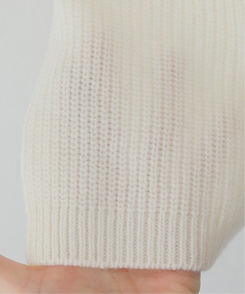 JOURNAL STANDARD(ジャーナルスタンダード)の「ウォッシャブルウール ハーフジップニット(ニット/セーター・レディース・チャコールグレー/ブラック/ホワイト系その他・FREE)」の12枚目の写真