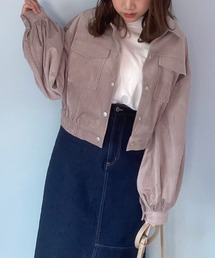 OLIVE des OLIVE | やわらかコーデュロイブルゾン(ブルゾン)