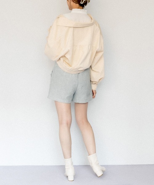 OLIVE des OLIVE（オリーブデオリーブ）の「やわらかコーデュロイブルゾン（ブルゾン・レディース・ブルー/ライトグレー/アイボリー/ライトブラウン・FREE）」の15枚目の写真