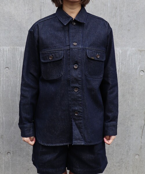 DEICY（デイシー）の「ＬＥＥ　ｓｈｉｒｔｓ　ｊａｃｋｅｔ（デニムジャケット・レディース・インディゴブルー・0）」の8枚目の写真