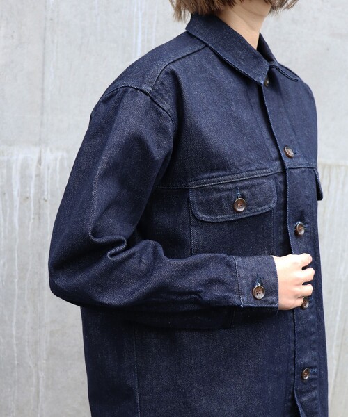 DEICY（デイシー）の「ＬＥＥ　ｓｈｉｒｔｓ　ｊａｃｋｅｔ（デニムジャケット・レディース・インディゴブルー・0）」の10枚目の写真