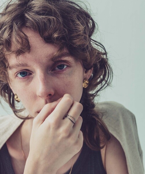 and cloud（アンドクラウド）の「Venetian Chain/Curb Chain Set Ring（リング・レディース・ゴールド系その他/シルバー系その他・S/M）」の8枚目の写真