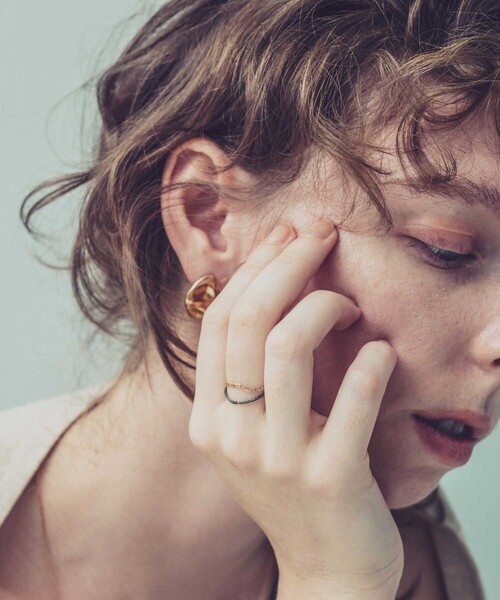 and cloud（アンドクラウド）の「Venetian Chain/Curb Chain Set Ring（リング・レディース・ゴールド系その他/シルバー系その他・S/M）」の9枚目の写真