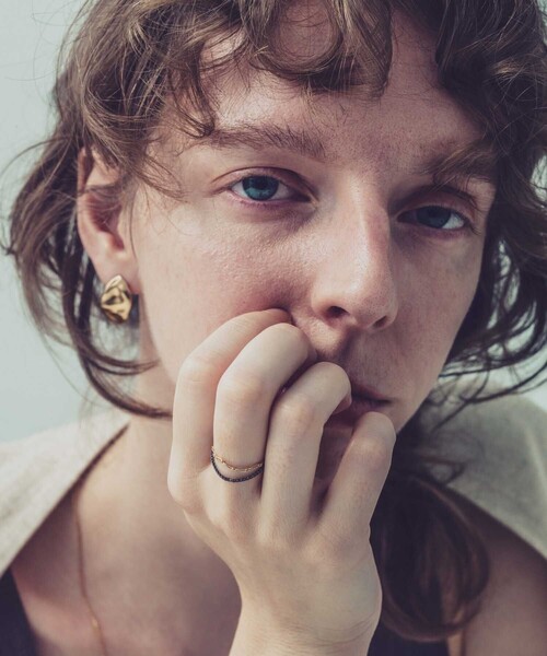 and cloud（アンドクラウド）の「Venetian Chain/Curb Chain Set Ring（リング・レディース・ゴールド系その他/シルバー系その他・S/M）」の2枚目の写真