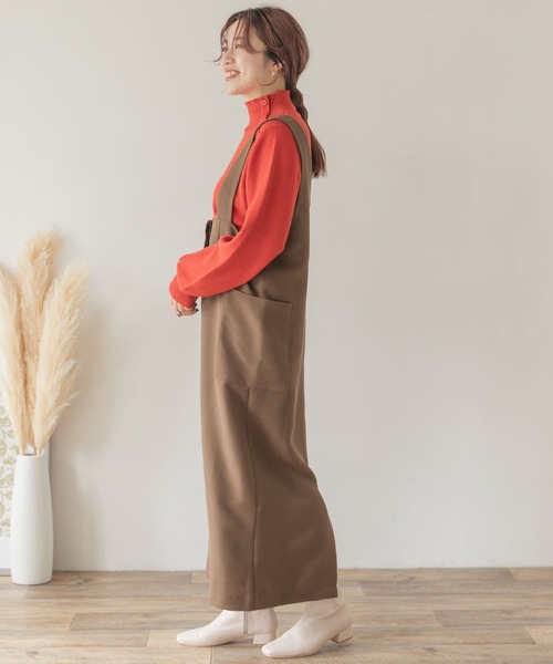 ITEMS URBANRESEARCH(アイテムズ アーバンリサーチ)の「2WAYジャンスカ(TRツイル)(ジャンパースカート・レディース・ブラック/ブラウン・FREE)」の17枚目の写真