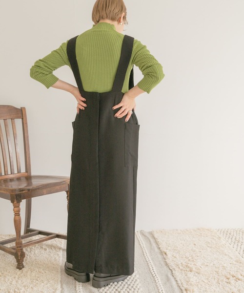 ITEMS URBANRESEARCH(アイテムズ アーバンリサーチ)の「2WAYジャンスカ(TRツイル)(ジャンパースカート・レディース・ブラック/ブラウン・FREE)」の14枚目の写真