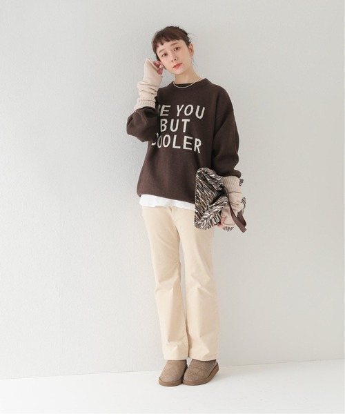 JOURNAL STANDARD relume ロゴニットプルオーバー JOURNAL STANDARD relume（ジャーナルスタンダード レリューム