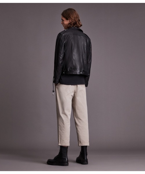 ALLSAINTS（オールセインツ）の「DREN BIKER | DREN バイカー（ライダースジャケット・メンズ・ブラック・S/M/L/XS）」の4枚目の写真