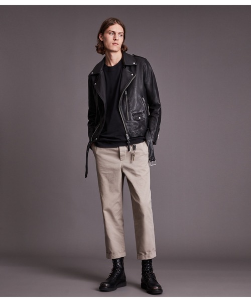 ALLSAINTS（オールセインツ）の「DREN BIKER | DREN バイカー（ライダースジャケット・メンズ・ブラック・S/M/L/XS）」の7枚目の写真