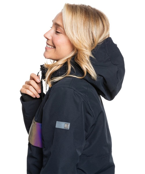 ROXY(ロキシー)の「SHELTER JK/ロキシースキースノーボードアノラックジャケット(マウンテンパーカー・レディース・ブラック/ブラック系その他/カーキ・SMALL/MEDIUM/LARGE/X-SMALL)」の7枚目の写真