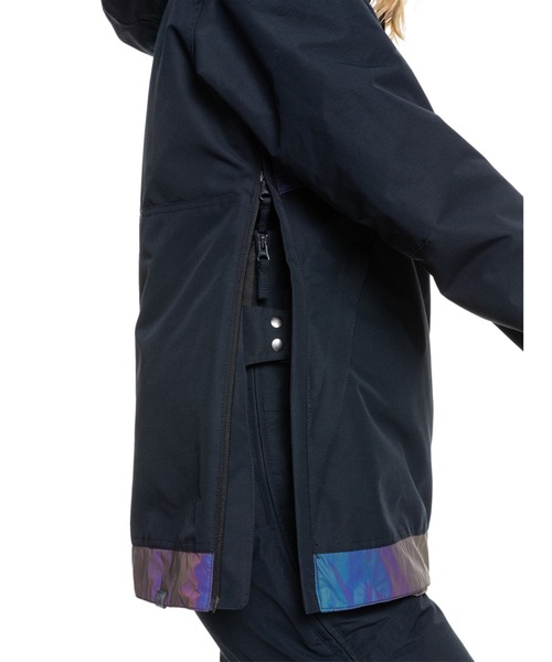 ROXY(ロキシー)の「SHELTER JK/ロキシースキースノーボードアノラックジャケット(マウンテンパーカー・レディース・ブラック/ブラック系その他/カーキ・SMALL/MEDIUM/LARGE/X-SMALL)」の10枚目の写真