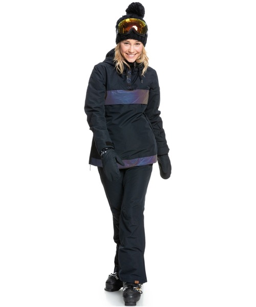 ROXY(ロキシー)の「SHELTER JK/ロキシースキースノーボードアノラックジャケット(マウンテンパーカー・レディース・ブラック/ブラック系その他/カーキ・SMALL/MEDIUM/LARGE/X-SMALL)」の13枚目の写真